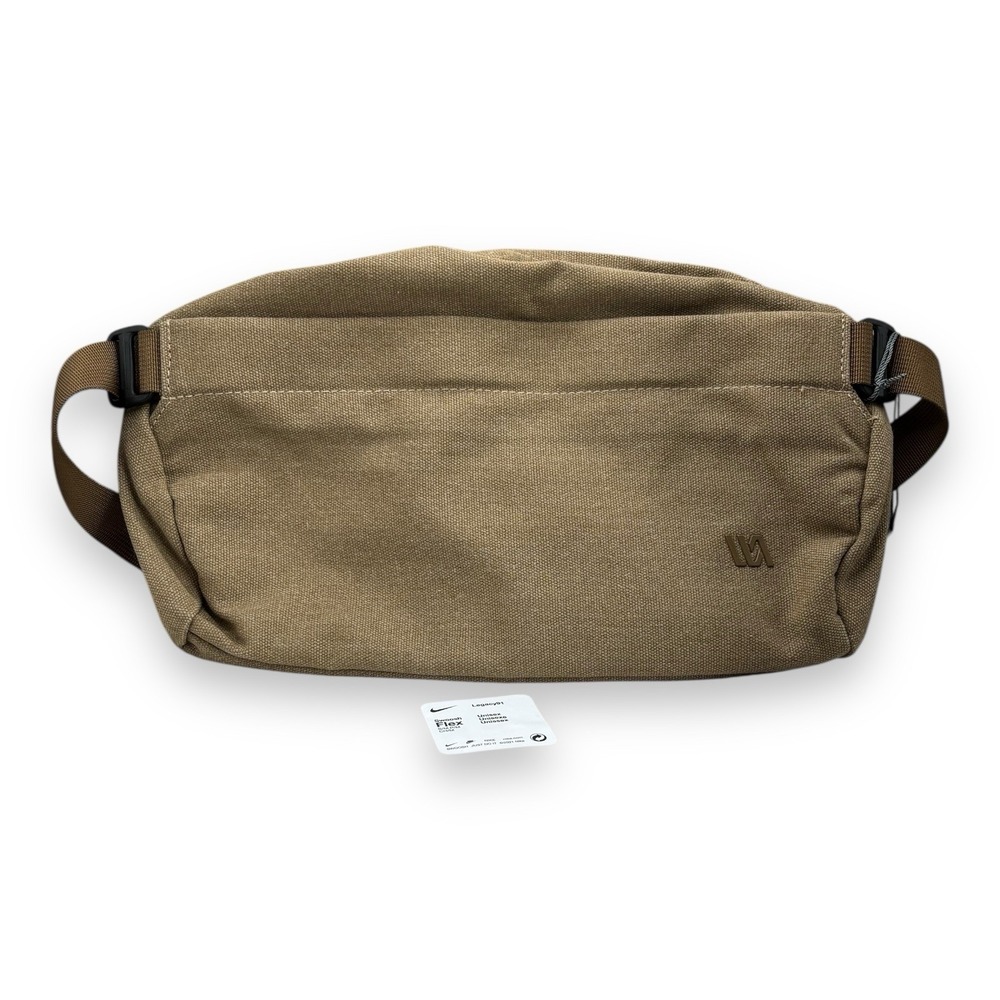 VRST Men's Canvas Sling Bag, Khaki, One Size